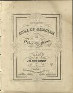 [[between 1855 and 1858]] Duvernoy's exercises = Ecole du mecanisme : 15 etudes pour le piano